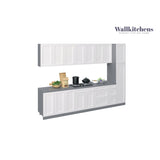 Kitchen Metropolitan Collection White Matte Color Base Size 11Ft Wide