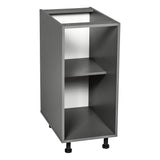 12" Base Cabinet High Single Door Grey