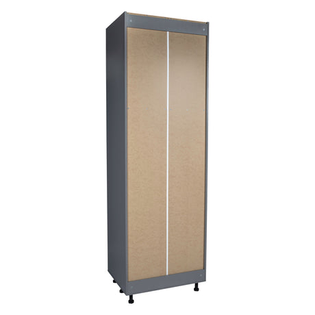 24" x 90" Utility Cabinet-Four Door-Grey