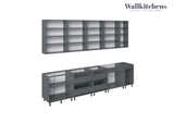 Kitchen Elite Epicure Collection White Gloss Color Base Size 11Ft Wide