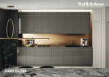 Kitchen Elite Epicure Collection Gray Color Base Size 11Ft Wide