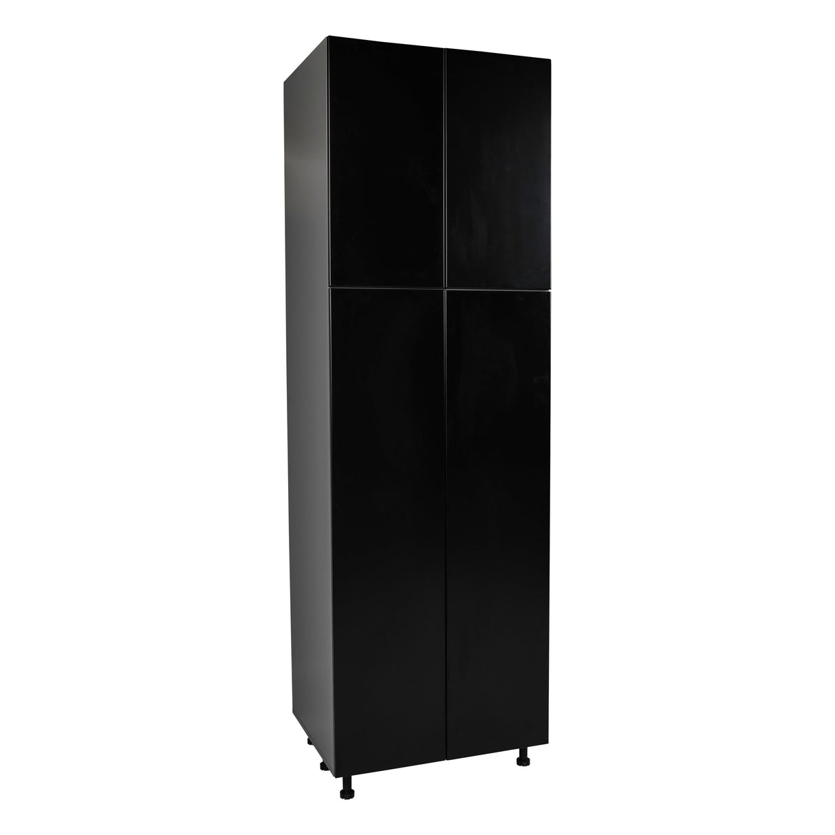 30" x 90" Utility Cabinet-Four Door-with Black Matte door