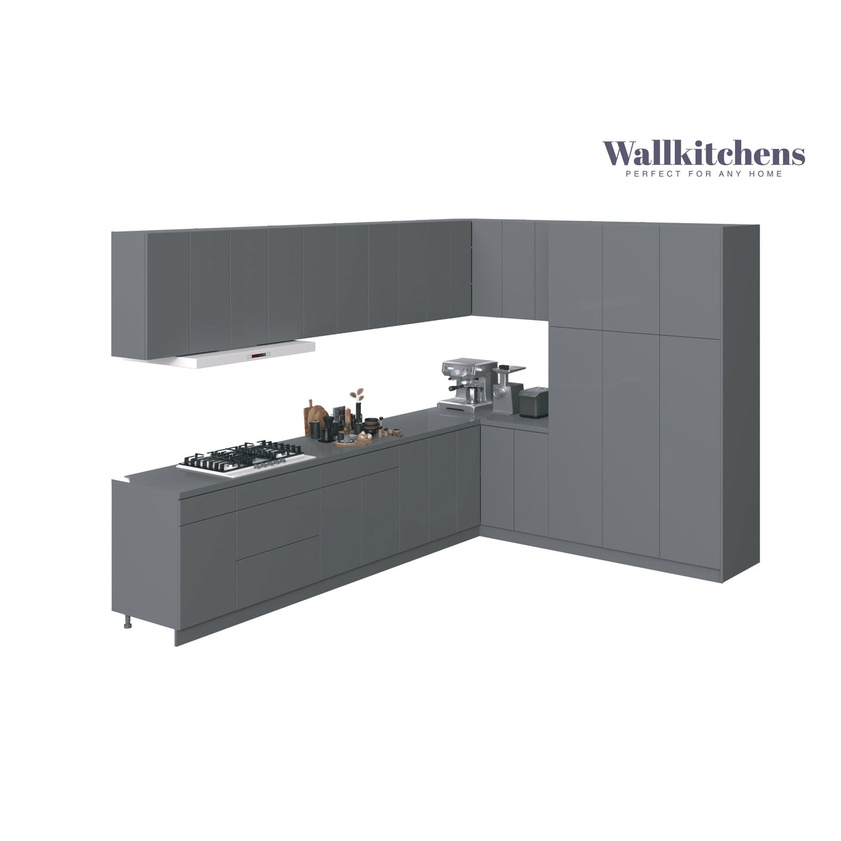 Kitchen Timeless Collection Gray Color Base Size 12Ft Wide