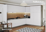 Kitchen Timeless Collection White Gloss Color Base Size 12Ft Wide