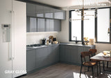 Kitchen Radiance Collection Gray Color Base Size 9Ft Wide