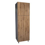 24" x 84" Utility Cabinet-Four Door-with Natural Teak door