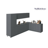 Kitchen Prestige Collection Gray Color Base Size 11Ft Wide