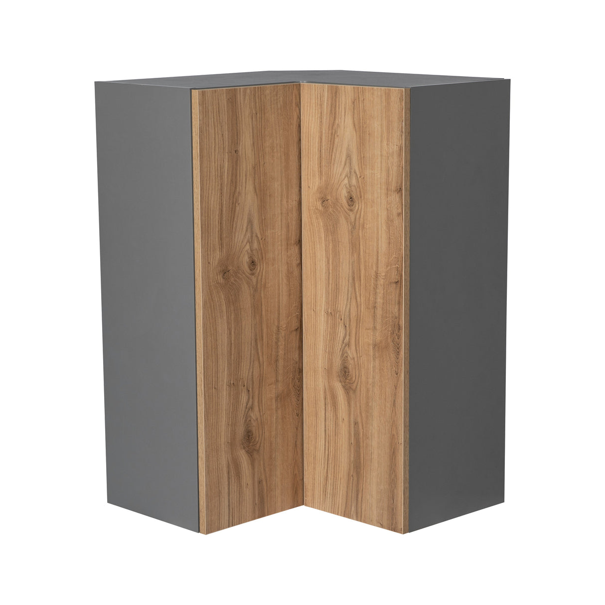 24" x 30" Wall Easy Reach-Double Door-with Natural Teak door