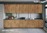 Kitchen Signature Collection Natural Teak Color Base Size 13Ft Wide