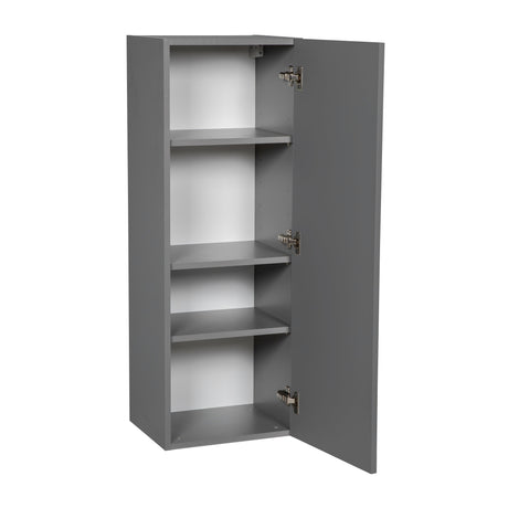 15" x 42" Wall Cabinet-Single Door-with Grey Gloss door