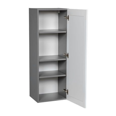 24" x 42" Wall Cabinet-Single Door-with Shaker White Matte door