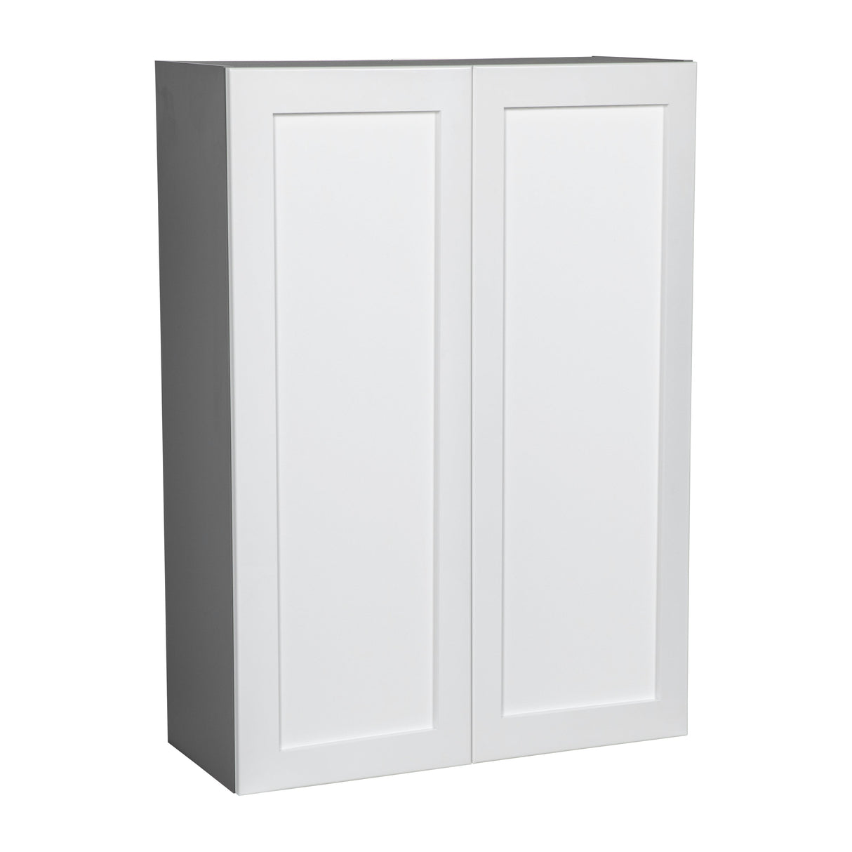 33" x 42" Wall Cabinet-Double Door-with Shaker White Matte door