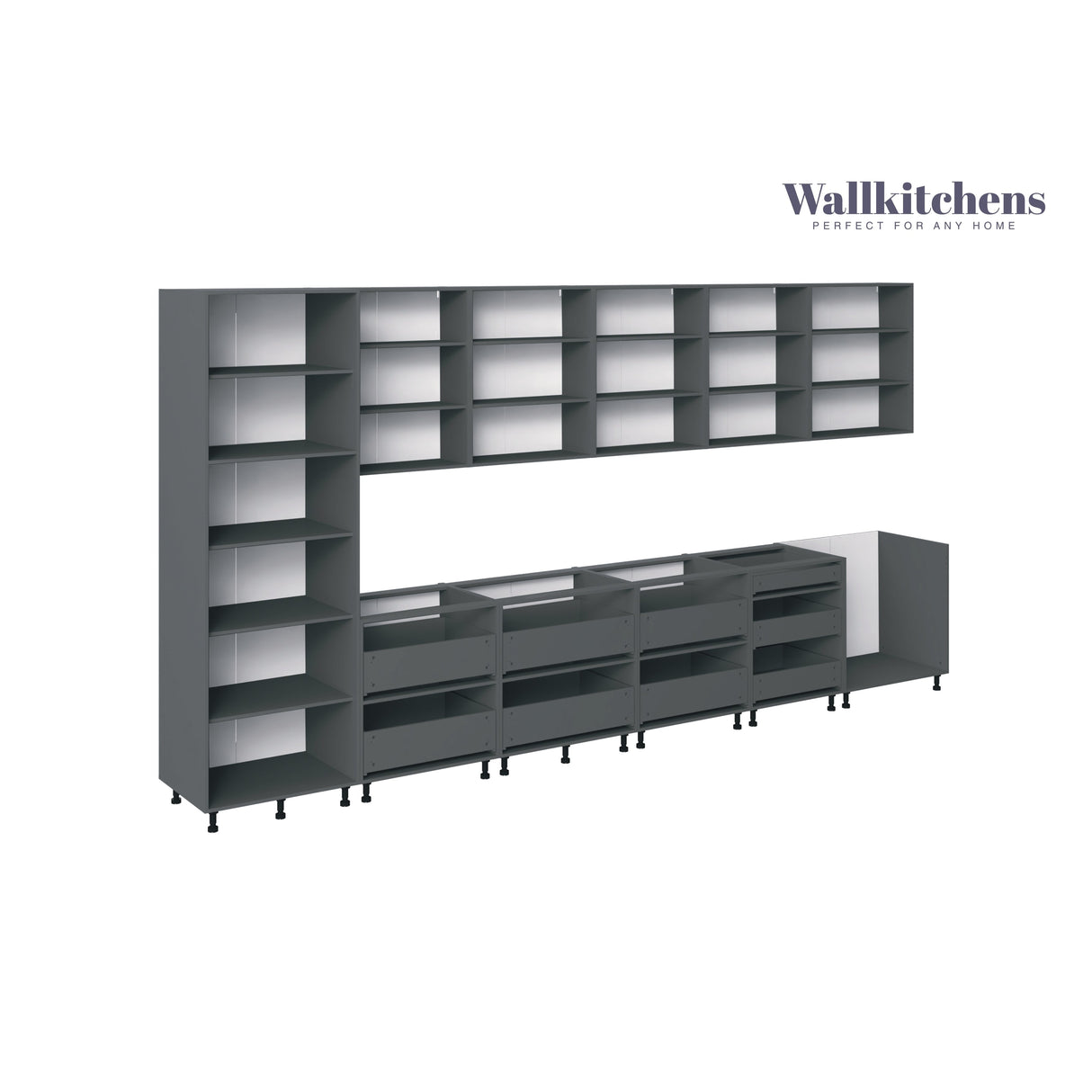 Kitchen Celestial Collection Black & White Gloss Color Base Size 15Ft Wide