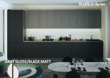 Kitchen Celestial Collection Black & Gray Color Base Size 15Ft Wide