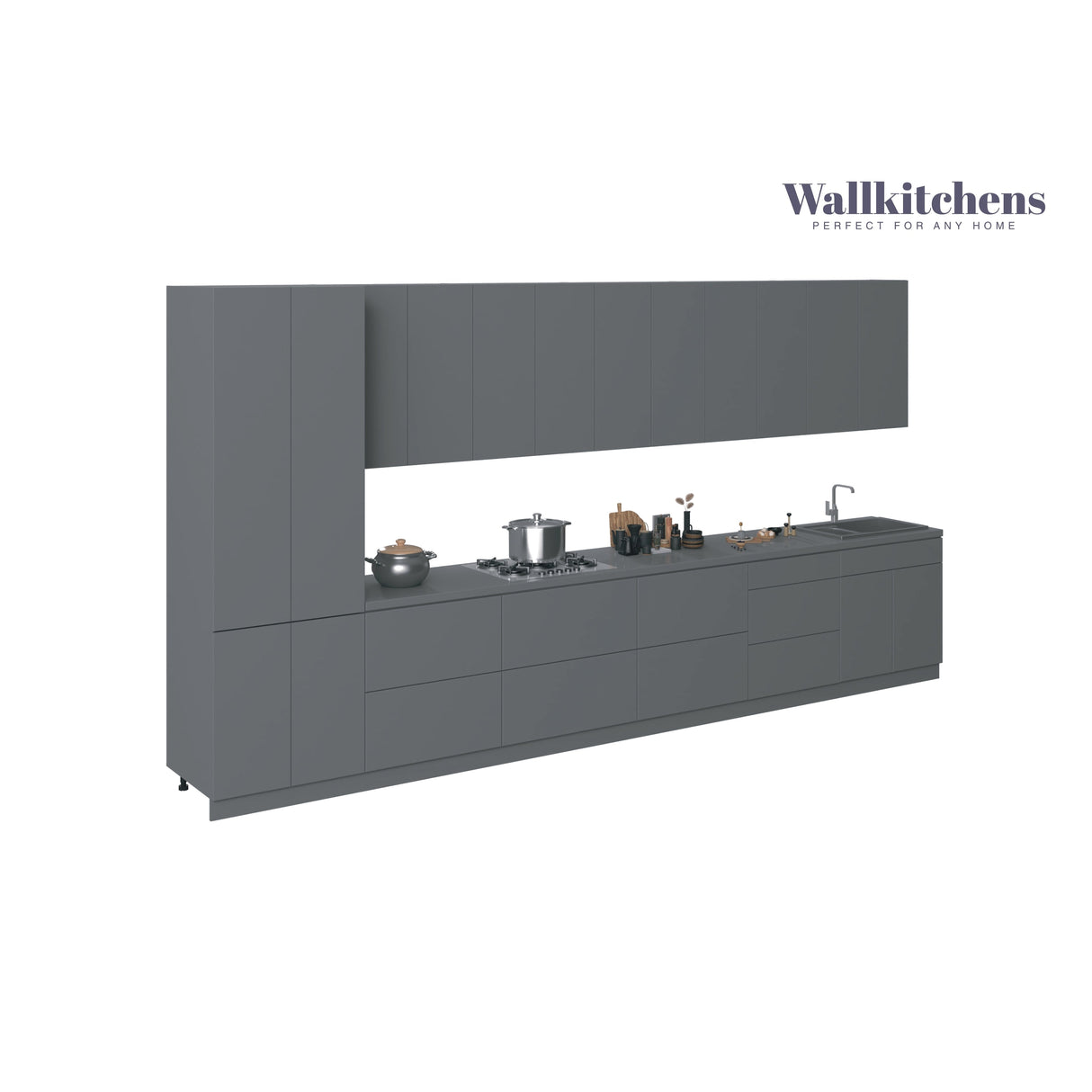 Kitchen Celestial Collection Gray Color Base Size 15Ft Wide