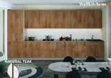Kitchen Celestial Collection Natural Teak Color Base Size 15Ft Wide