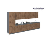 Kitchen Celestial Collection Natural Teak Color Base Size 15Ft Wide