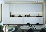 Kitchen Celestial Collection White Matte Color Base Size 15Ft Wide