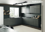 Kitchen Prodigy Collection Gray Color Base Size 11Ft Wide