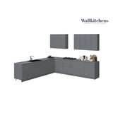 Kitchen Prodigy Collection Gray Color Base Size 11Ft Wide