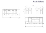 Kitchen Prodigy Collection Base Size 11Ft Wide