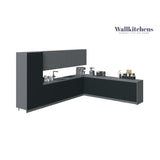 Kitchen Regal Collection Black & Gray Color Base Size 13Ft Wide
