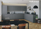 Kitchen Regal Collection Gray Color Base Size 13Ft Wide