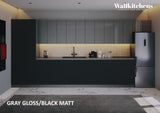 Kitchen Imperial Collection Black & Gray Color Base Size 15Ft Wide