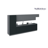 Kitchen Imperial Collection Black & Gray Color Base Size 15Ft Wide