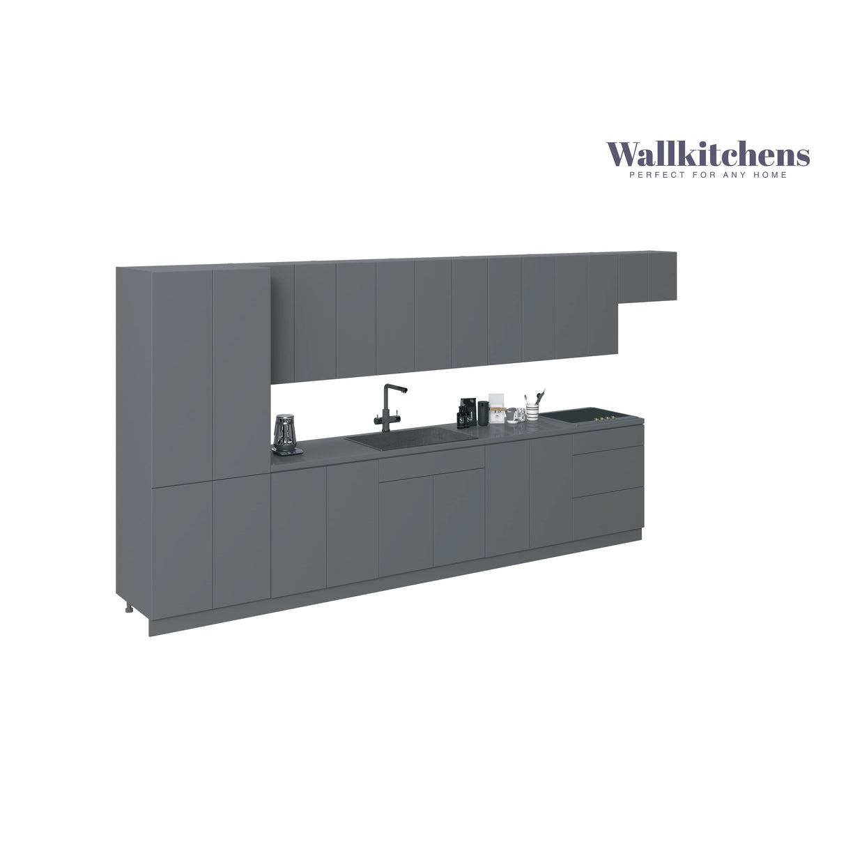 Kitchen Imperial Collection Gray Color Base Size 15Ft Wide