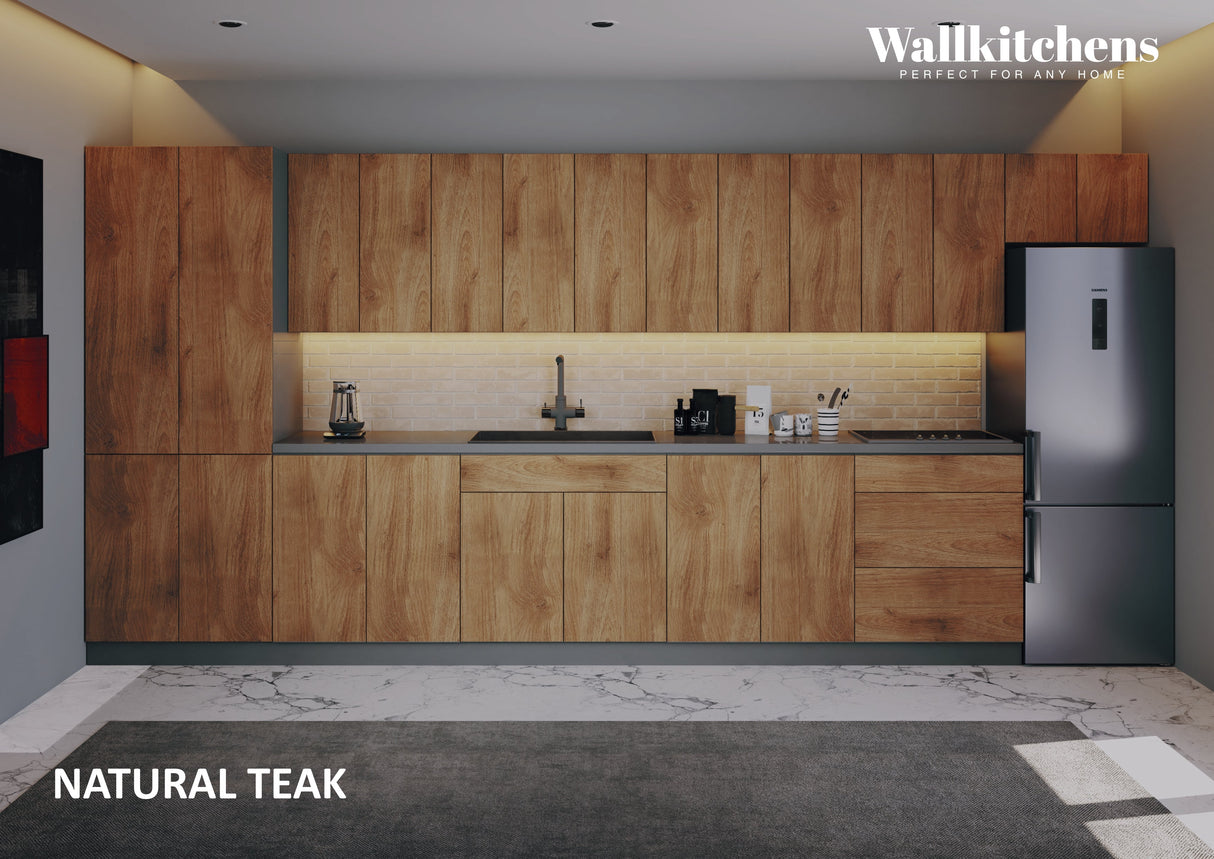 Kitchen Imperial Collection Natural Teak Color Base Size 15Ft Wide
