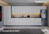 Kitchen Imperial Collection White Matte Color Base Size 15Ft Wide