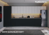 Kitchen Imperial Collection Black & White Gloss Color Base Size 15Ft Wide