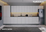 Kitchen Imperial Collection White Gloss Color Base Size 15Ft Wide
