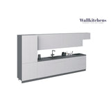 Kitchen Imperial Collection White Gloss Color Base Size 15Ft Wide