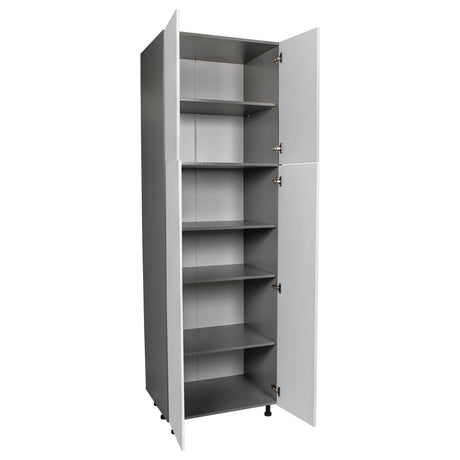 24" x 96" Utility Cabinet-Four Door-with White Gloss door