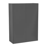 24" x 42" Wall Cabinet-Double Door-with Grey Gloss door