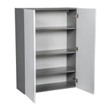 27" x 42" Wall Cabinet-Double Door-with White Gloss door