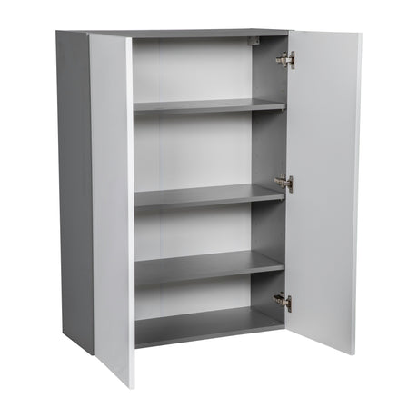 24" x 42" Wall Cabinet-Double Door-with White Gloss door