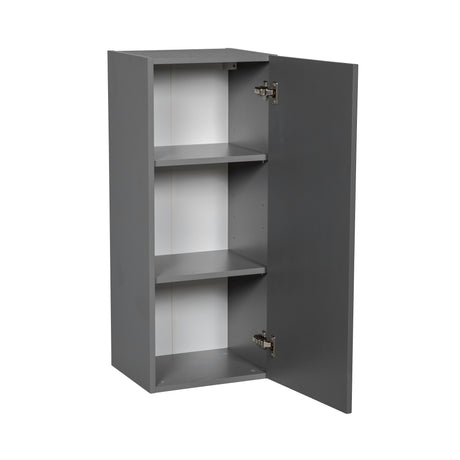 15" x 36" Wall Cabinet-Single Door-with Grey Gloss door