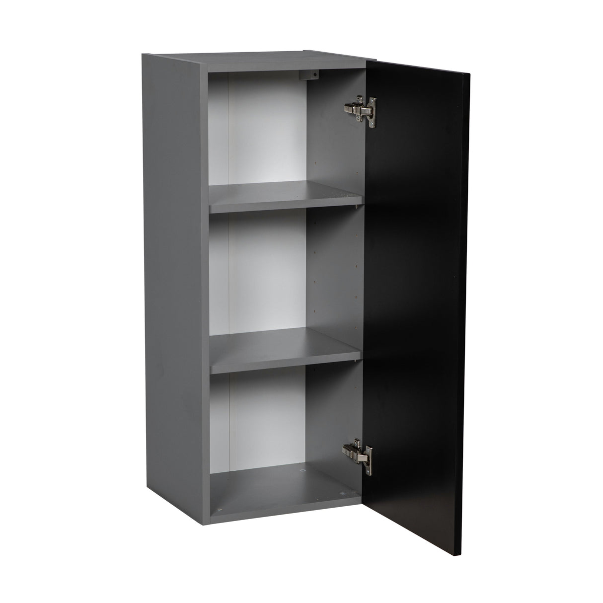 18" x 36" Wall Cabinet-Single Door-with Black Matte door