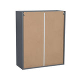 24" x 36" Wall Cabinet-Double Door-Grey