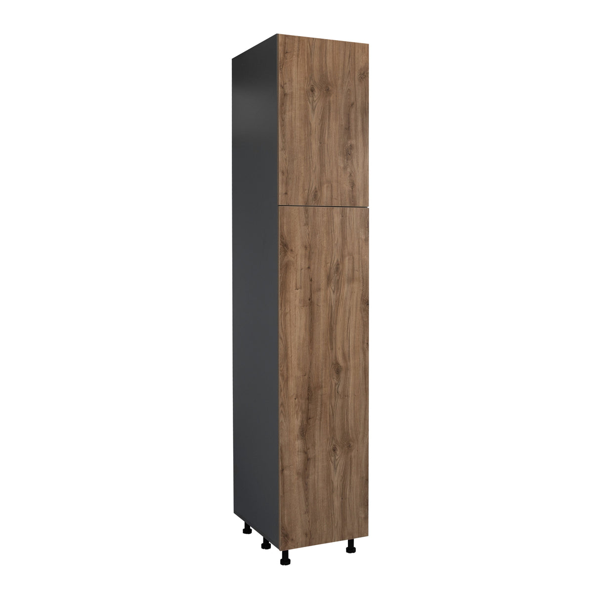 18" x 90" Utility Cabinet-Double Door-with Natural Teak door