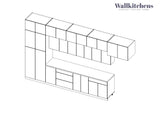 Kitchen Serene Collection Gloss Color Base Size 15Ft Wide
