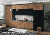 Kitchen Serene Collection Natural Teak & Black Color Base Size 15Ft Wide