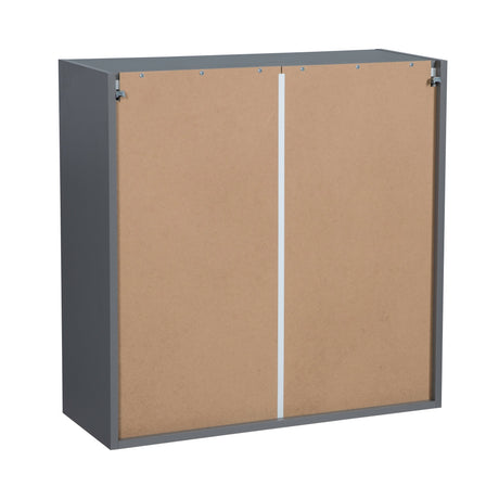 36" x 30" Wall Cabinet-Double Door-Grey