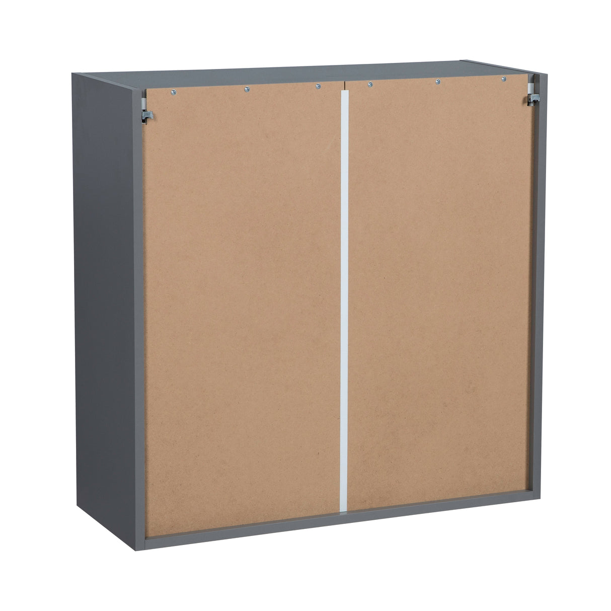 33" x 30" Wall Cabinet-Double Door-Grey