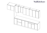 Kitchen Timeless Collection Gloss Color Base Size 13Ft Wide