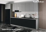 Kitchen Timeless Collection Black Color & Gray Base Size 13Ft Wide