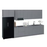 Kitchen Timeless Collection Gray Color Base Size 13Ft Wide